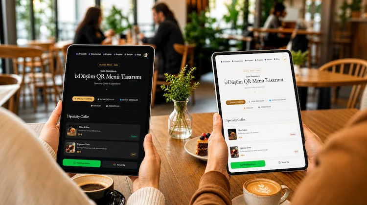QR Menü — Cafe Gainsboro dijital menü projesi